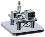 3D render of an offshore platform